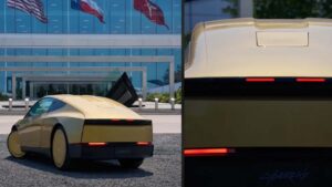 Starlink anteni entegre edilen ilk Tesla Cybercab görüntülendi