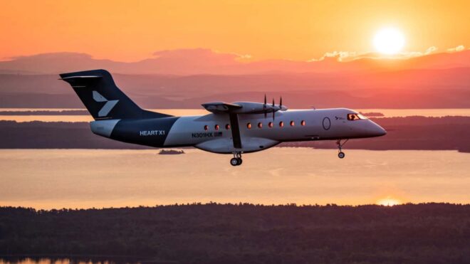 Şimdiye kadar üretilmiş en büyük elektrikli uçak Heart Aerospace X1 ile ilk uçuş gerçekleştirildi