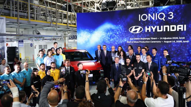 Hyundai Türkiye, IONIQ 3’ün üretimine başladı
