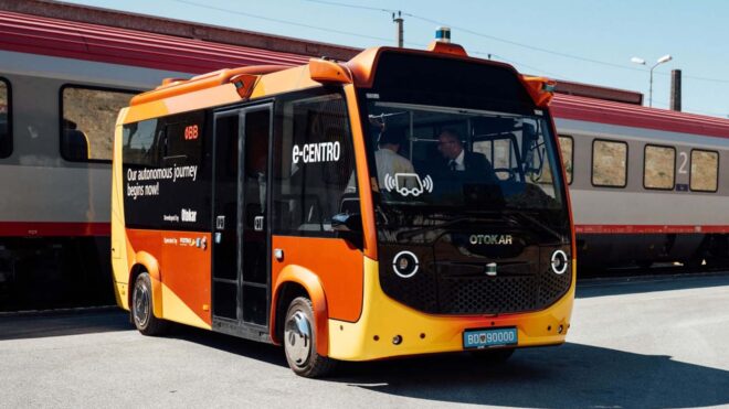 Otokar'ın otonom e-Centro otobüsü Avusturya'da test edilmeye başlandı