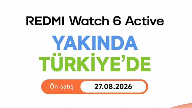 Redmi Watch 6 Active, yakında Türkiye'de satışa sunulacak