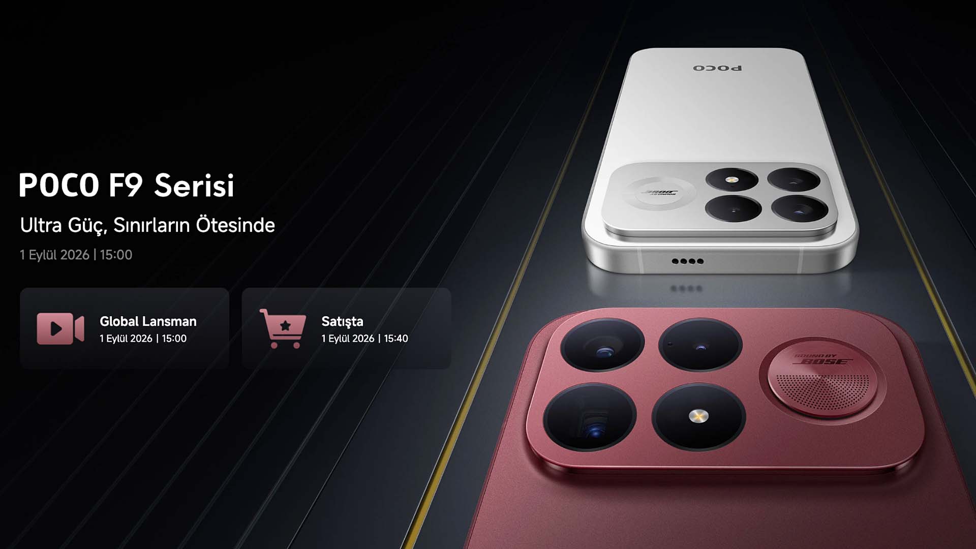 POCO F9 serisi resmi olarak Türkiye’de de satışa sunulacak