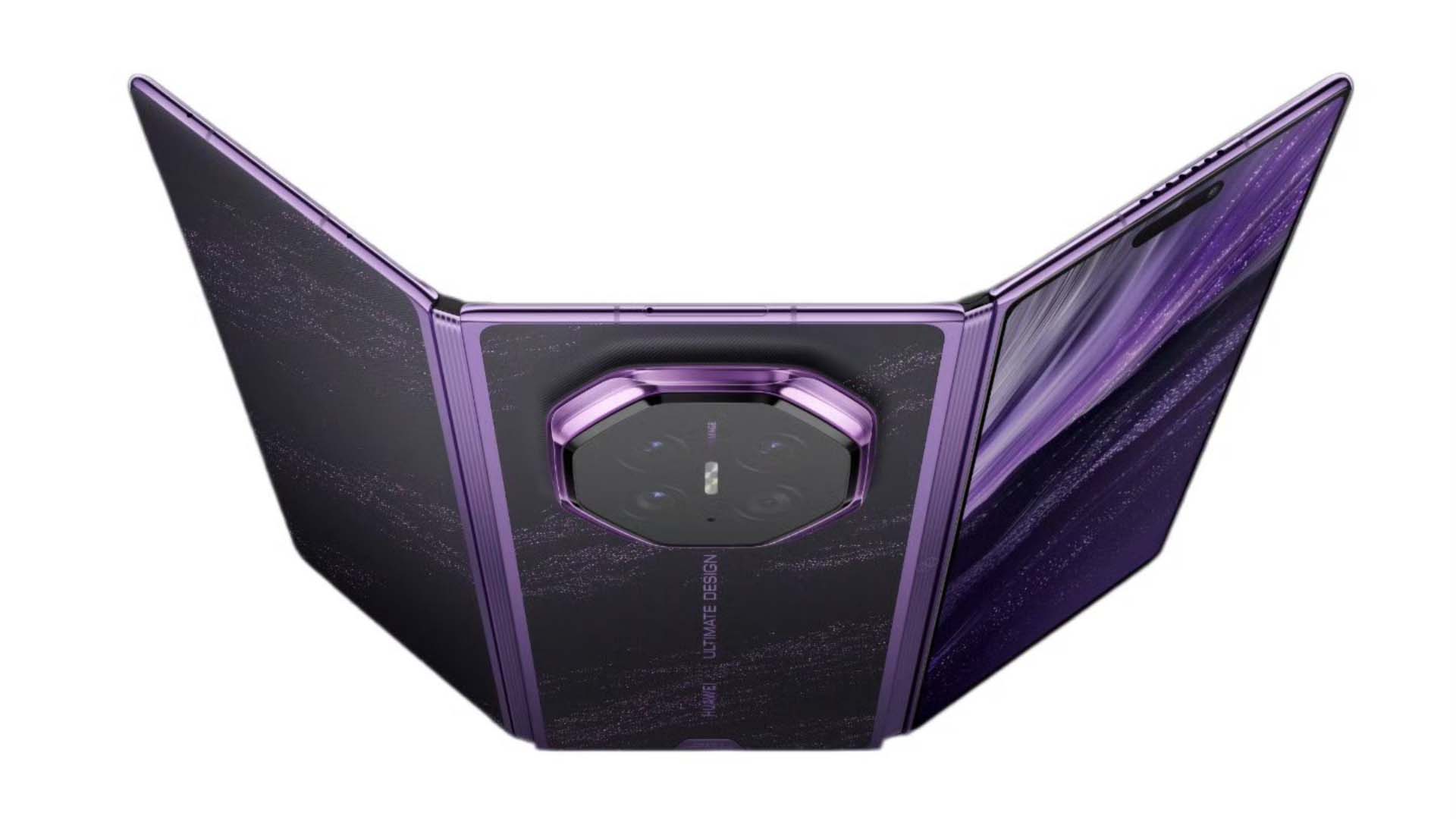 Yeni üçe katlanan telefon Huawei Mate XT2 ortaya çıktı