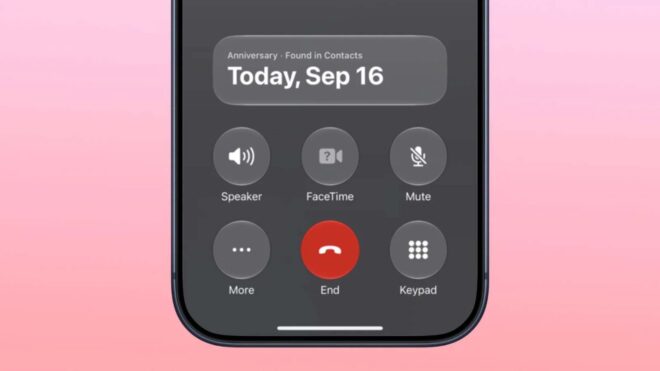 Apple, iOS 27.2 ile "Call Context" özelliğine "yıl dönümü" bildirimlerini ekliyor