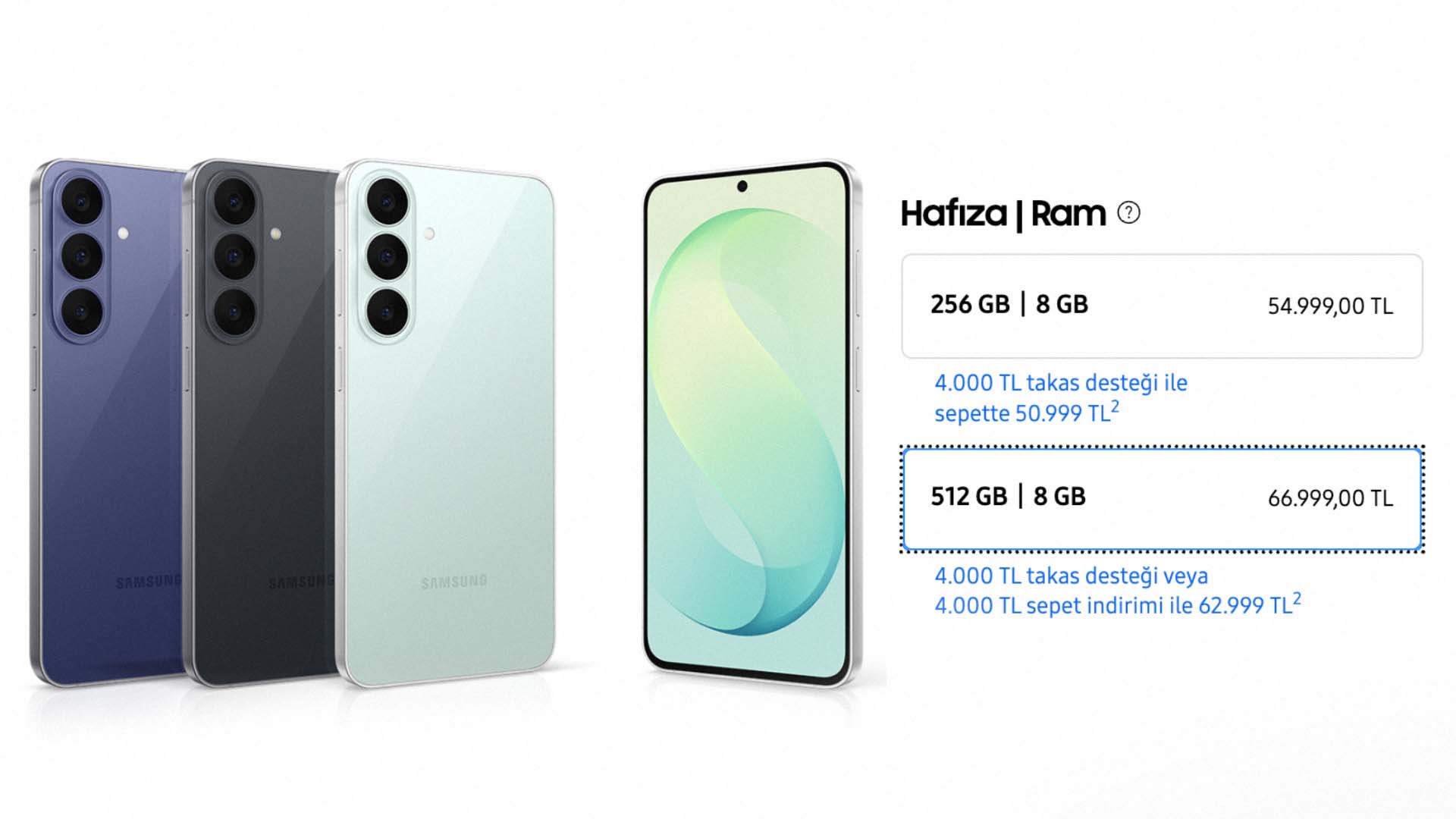 512 GB depolamalı Samsung Galaxy S26 FE’nin Türkiye fiyatı da belli oldu -