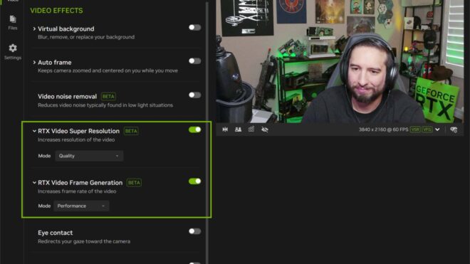 Nvidia Broadcast 2.3 ile iki yeni faydalı özellik kullanıma sunuldu