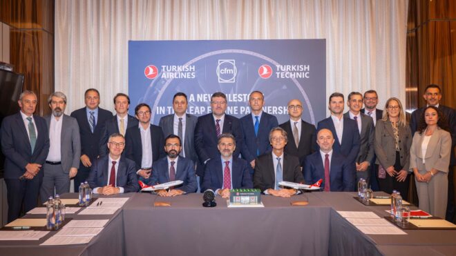 Türk Hava Yolları ve CFM, 600’den fazla LEAP-1B motoru için Mutabakat Anlaşması imzaladı